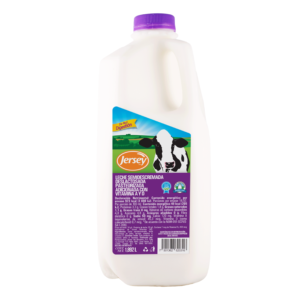 LECHE DESLACTOSADA ½ GALÓN - Imagen 2